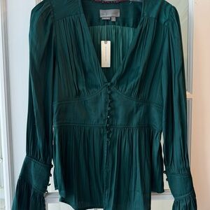 Elegant Green Women's Top